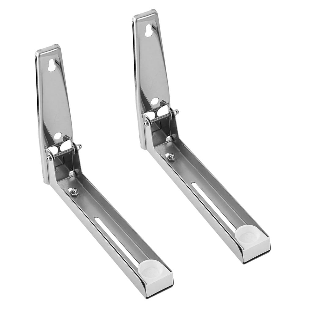 Stainless Steel Microwave Oven Bracket Wall Mount Rack Shelf, 1 pair O85583