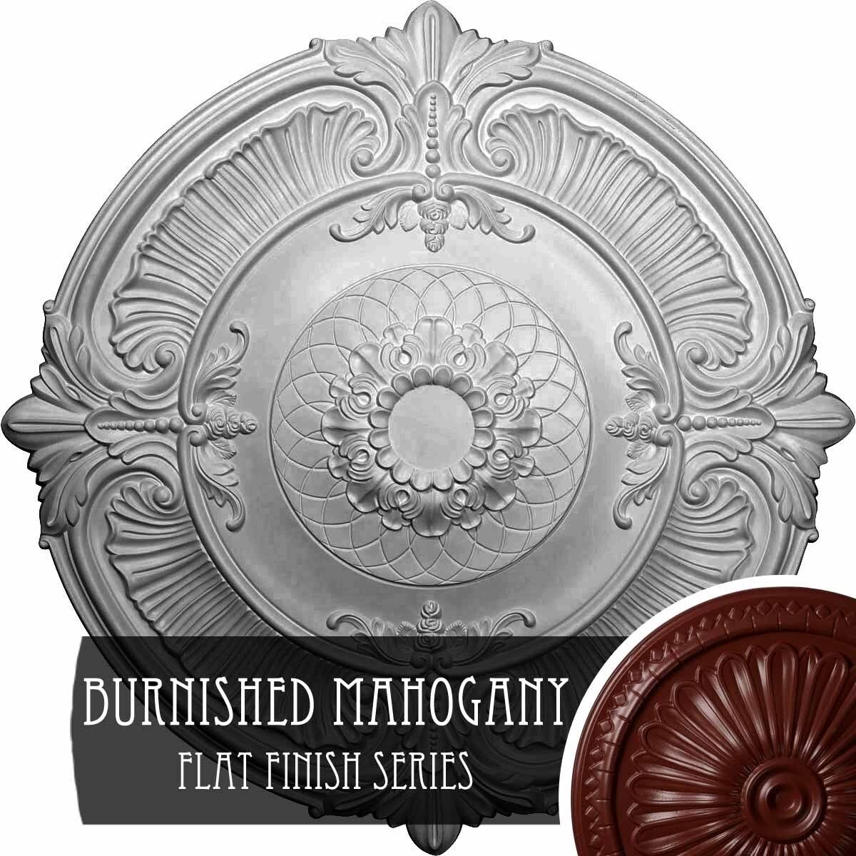 Brushed Mahogany Finished Ceiling Medallion X583299