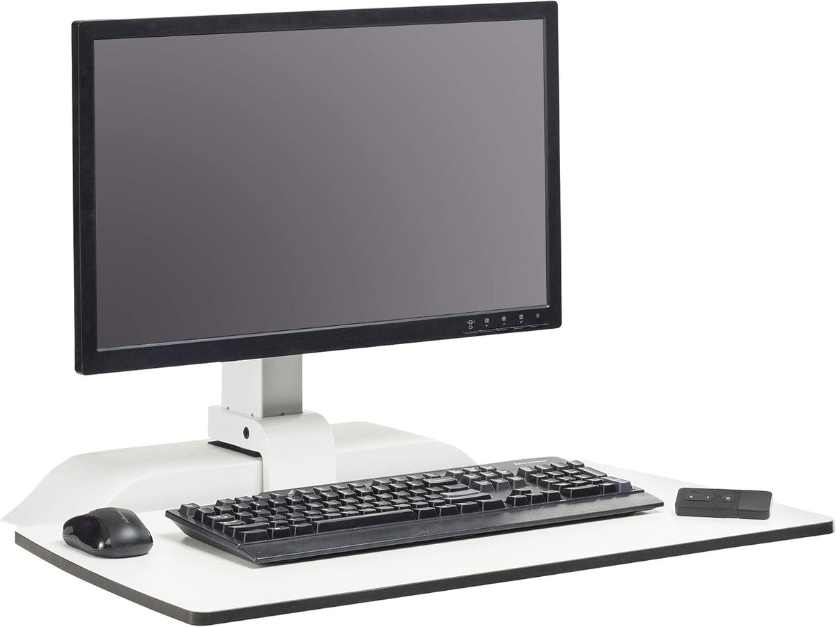 White Electric Sit/Stand Desk Converter A696138