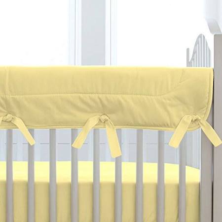 Solid White Crib Rail Cover P662399