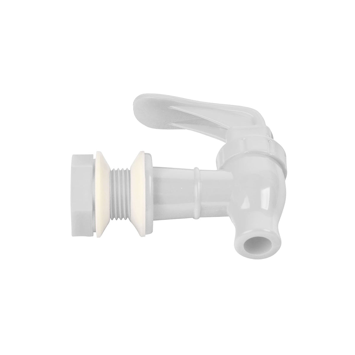 White B.P.A.-Free Water Dispenser Replacement Valve 4 Pack P59598