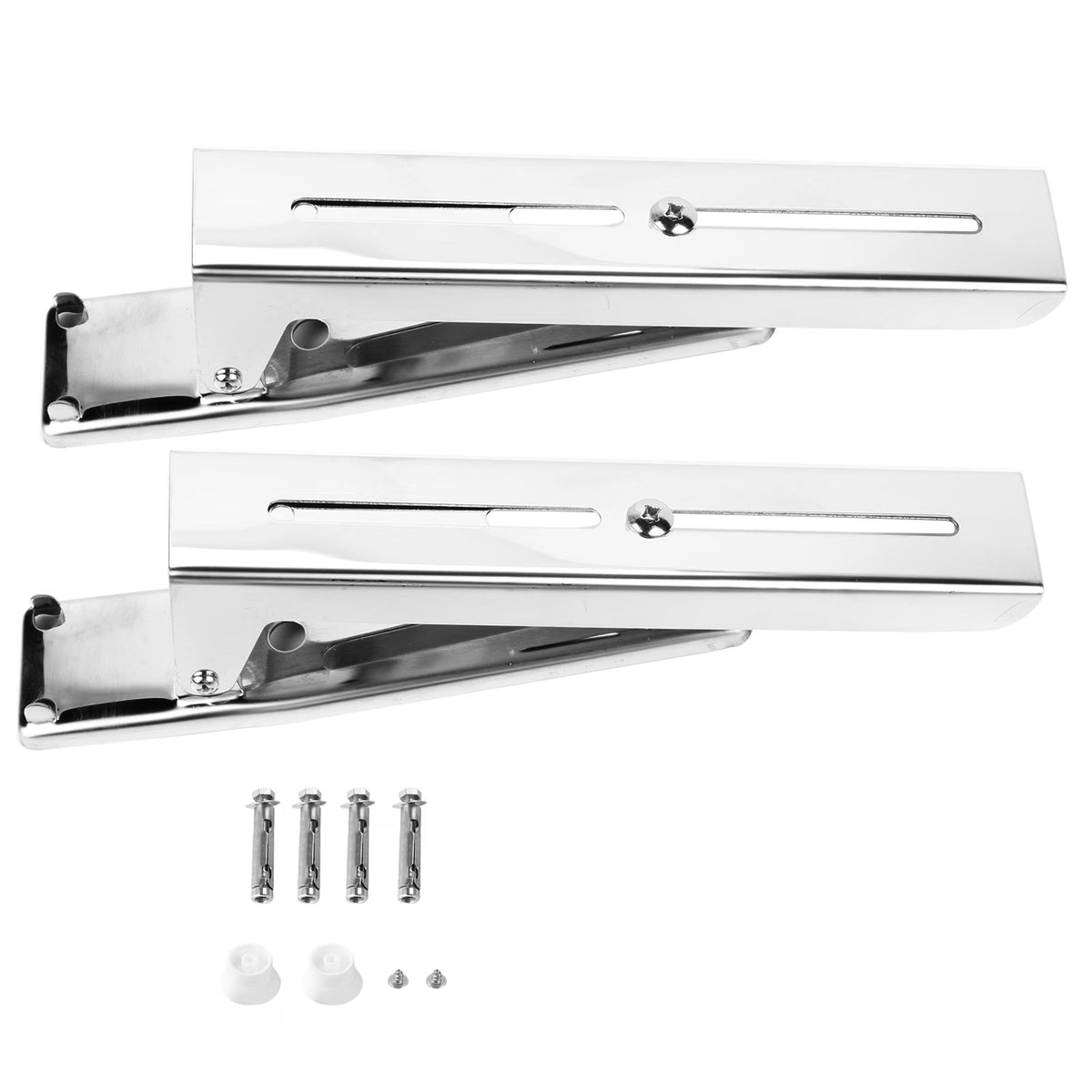 Stainless Steel Microwave Oven Bracket Wall Mount Rack Shelf, 1 pair O85583