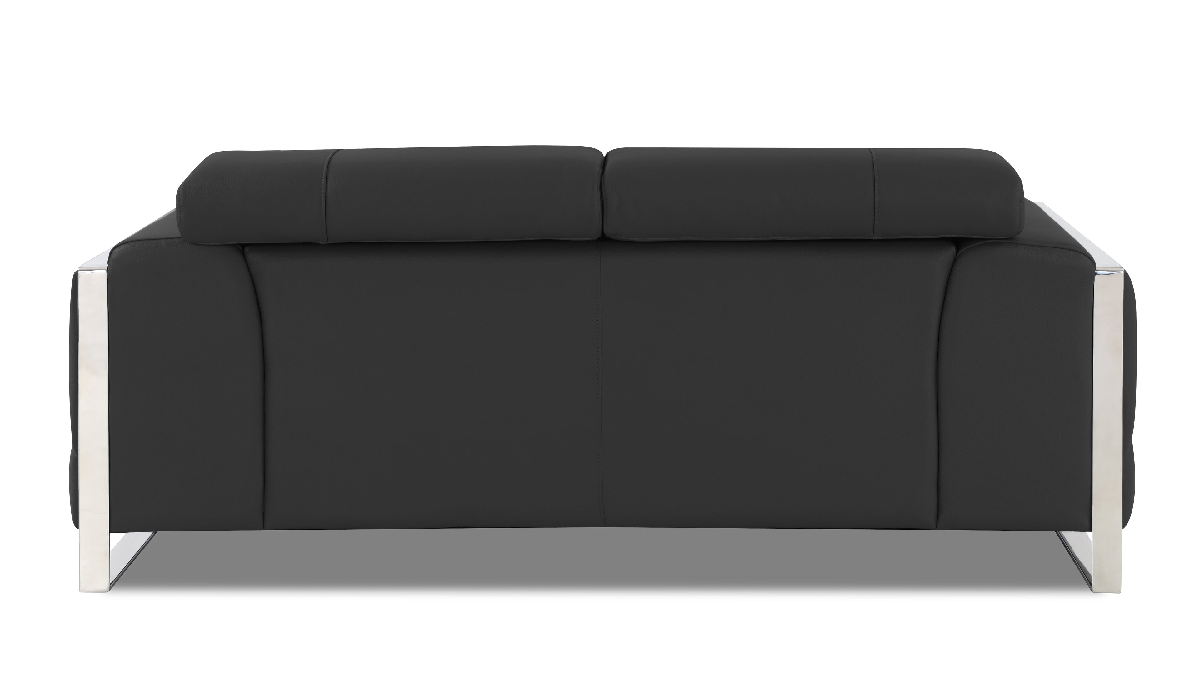Italian Leather Loveseat with Hardwood Frame M868
