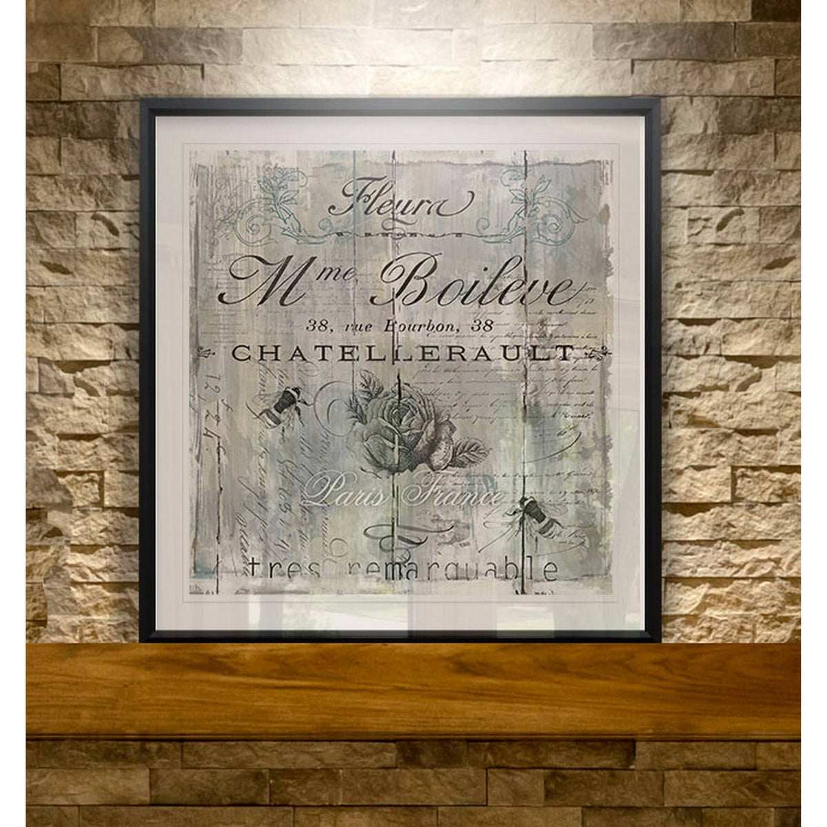 Framed Giclee Print 38x38 L8581