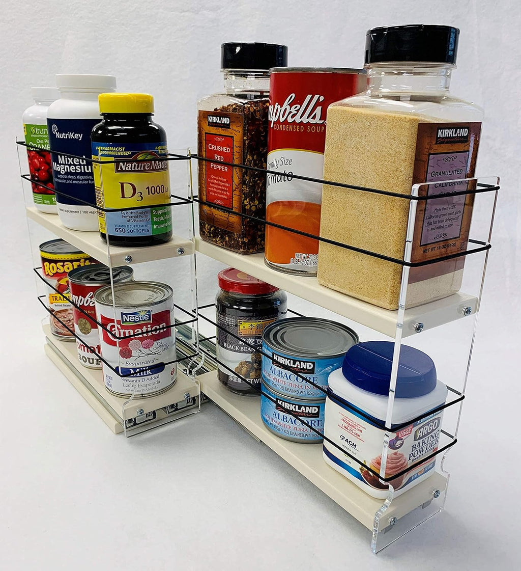 Two-Tiered Spice Organizer for Large Containers Z448