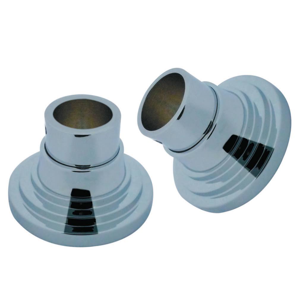 Polished Chrome Shower Rod Base R521