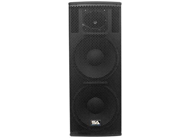 Pair of Dual 15x22 Full Range 2-Way Loudspeaker Cabinets E4701