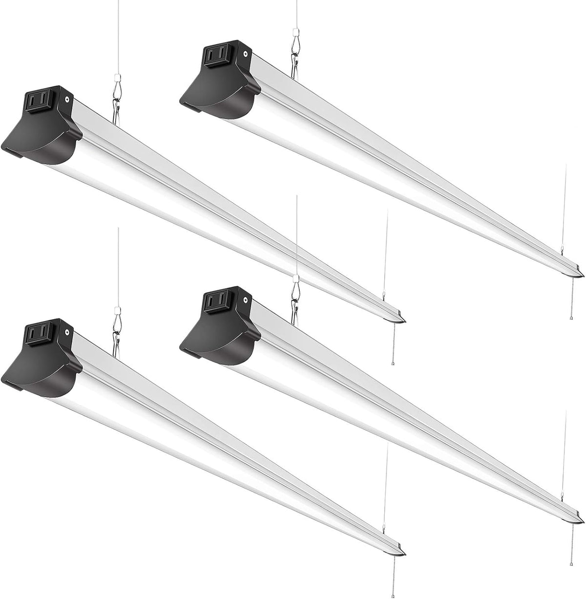 8FT 110W 12000 Lumen 5000K LED Shop Light, 4 Pack Z79535
