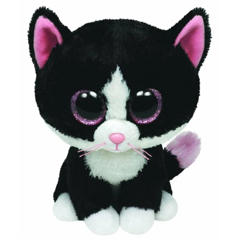 Black and White Cat Stuffed Plush Toy M6478