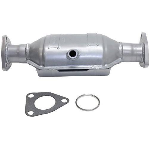 Silver Powder-Coated Catalytic Converter with Heat Shield U183