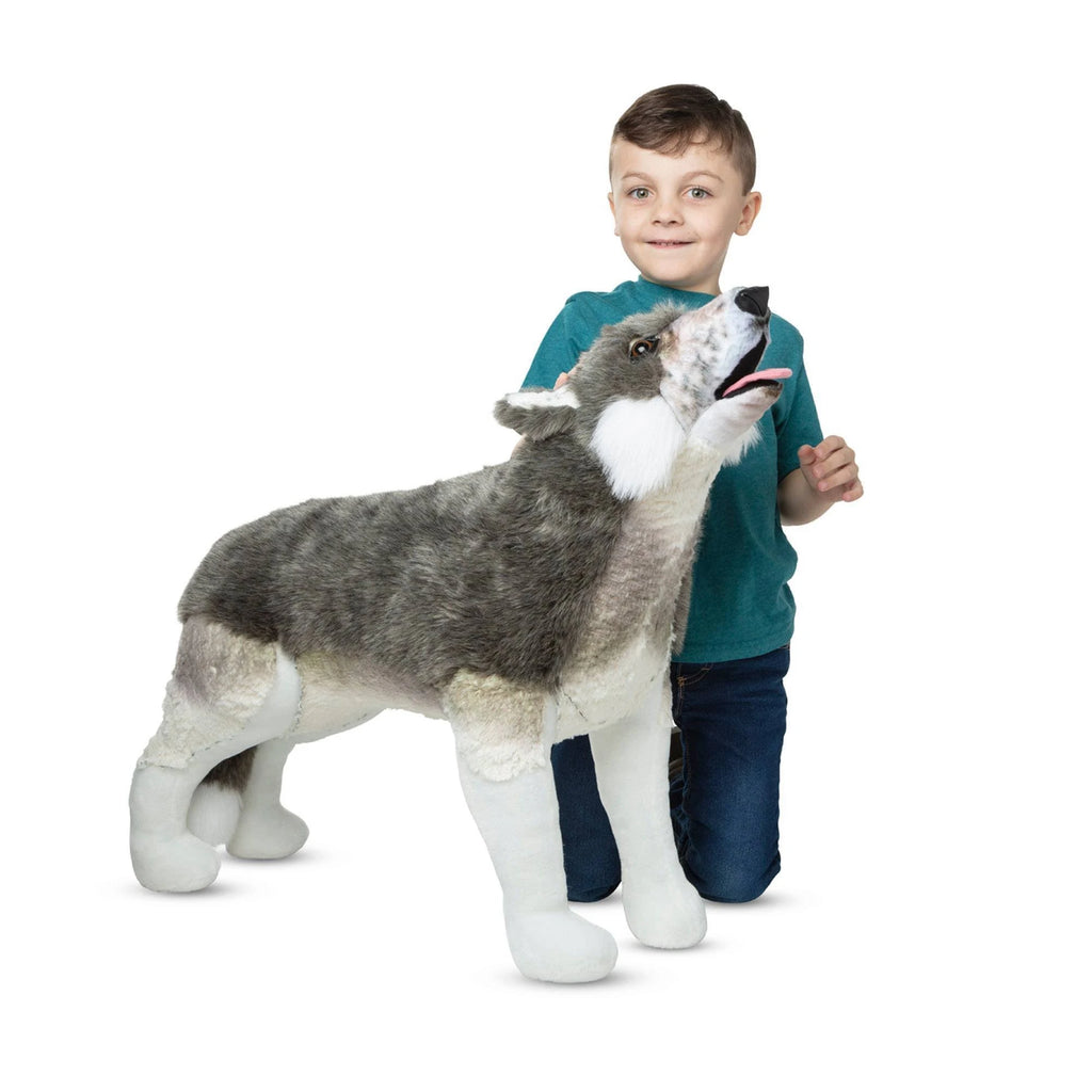 Gray Wolf Stuffed Animal R51739