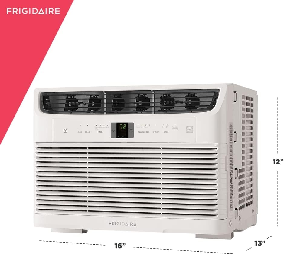 White Window-Mounted Air Conditioner, 5,000 BTU C643640