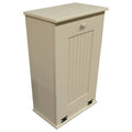 Cream Wooden Pull Out Trash Can Z781235