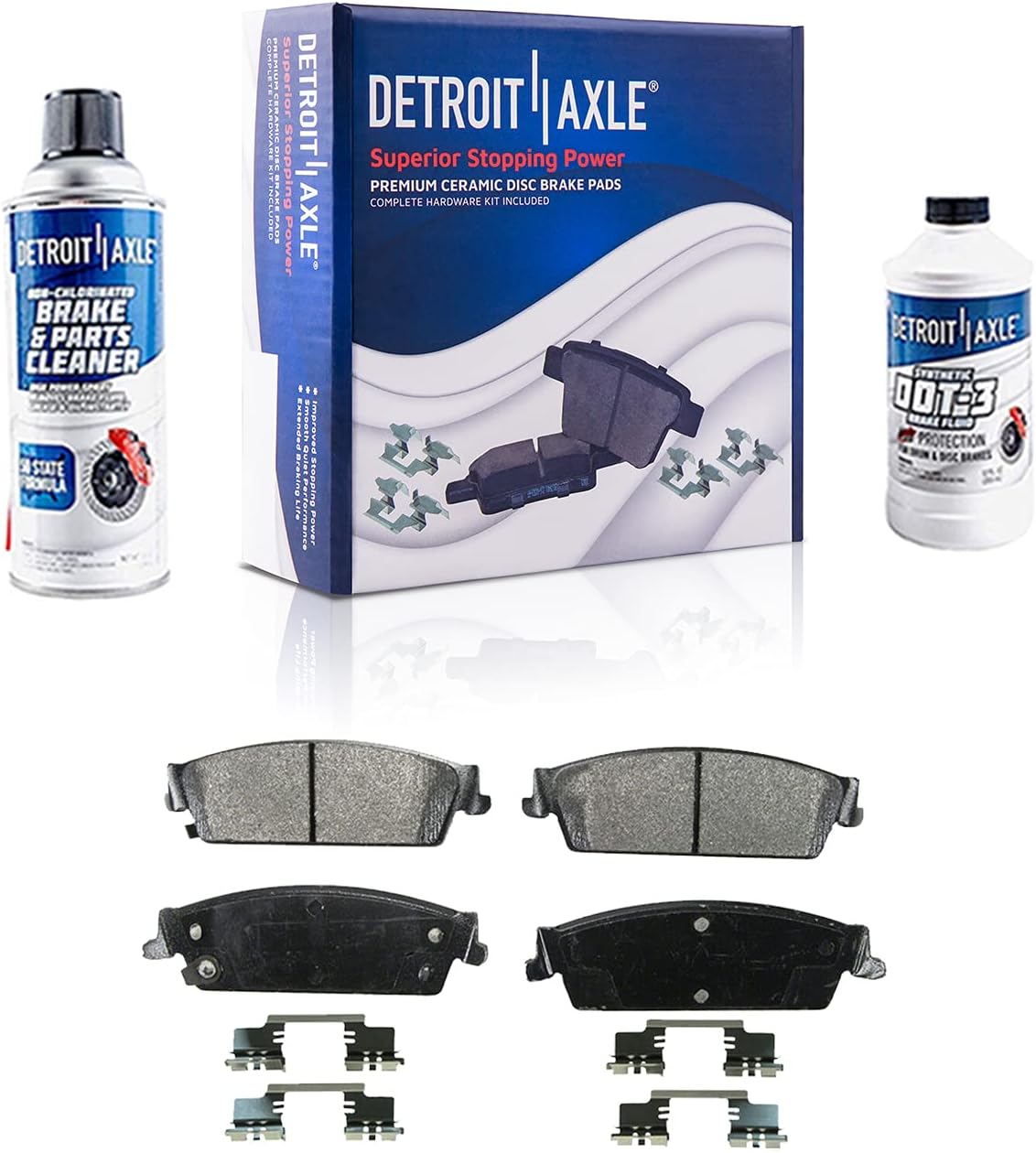 Rear Disc Rotors with Brake Pads G918
