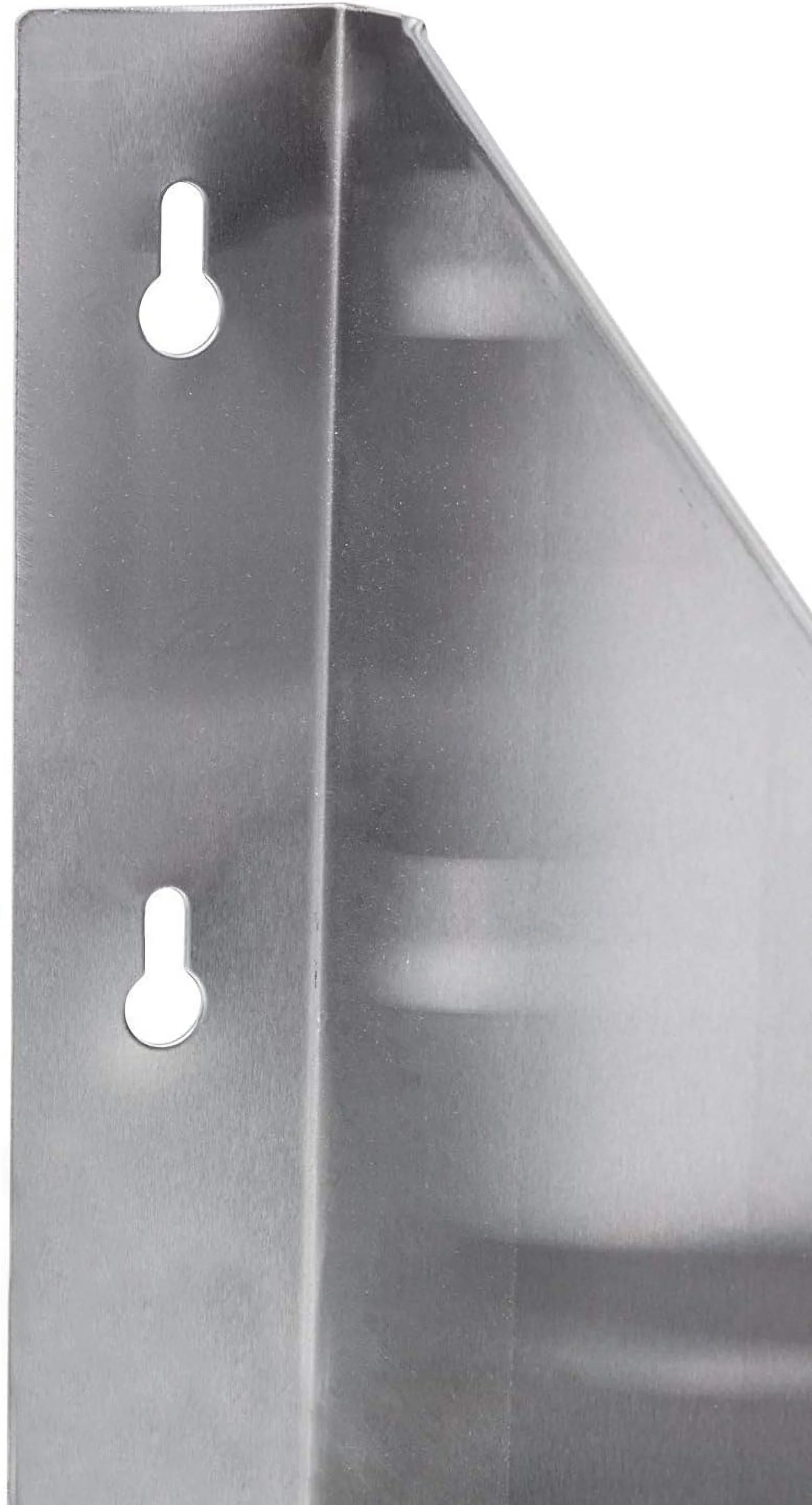 Stainless Steel Wall Mount Microwave Shelf 18" X 24" J98041