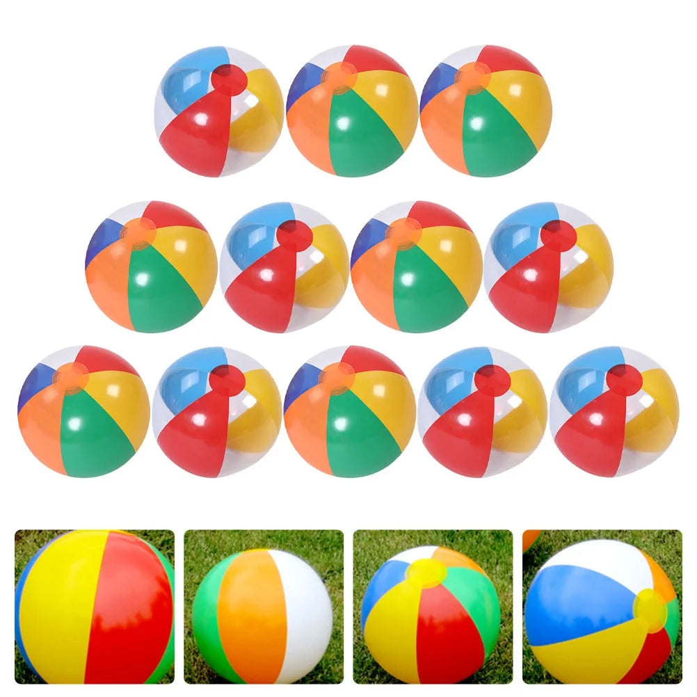 12pcs Inflatable Beach Ball Pool Toy F43222