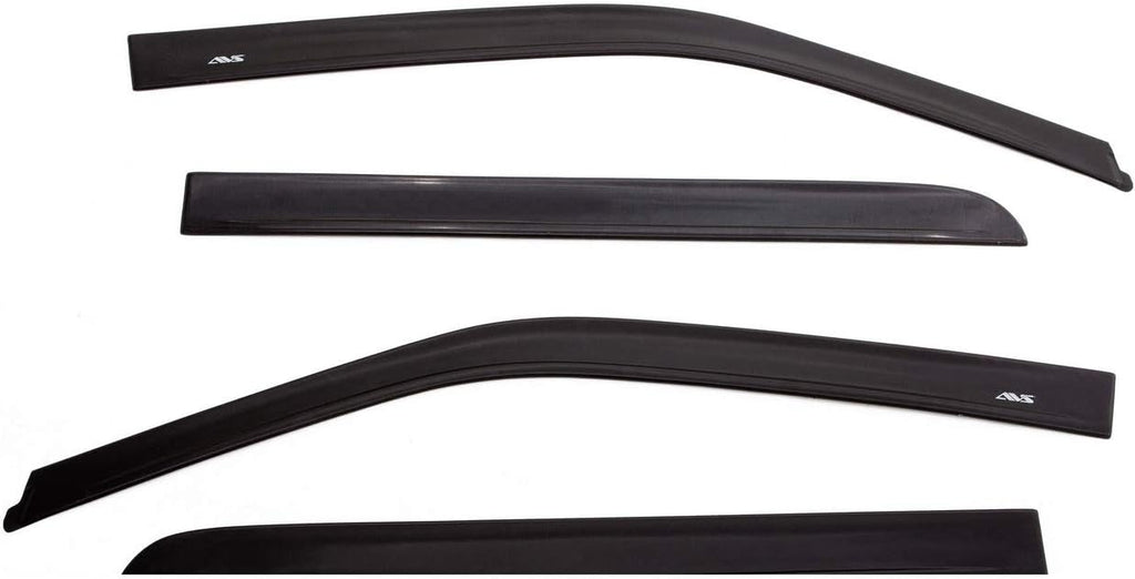 Chrome Side Window Deflector, 4-Piece Set H317988
