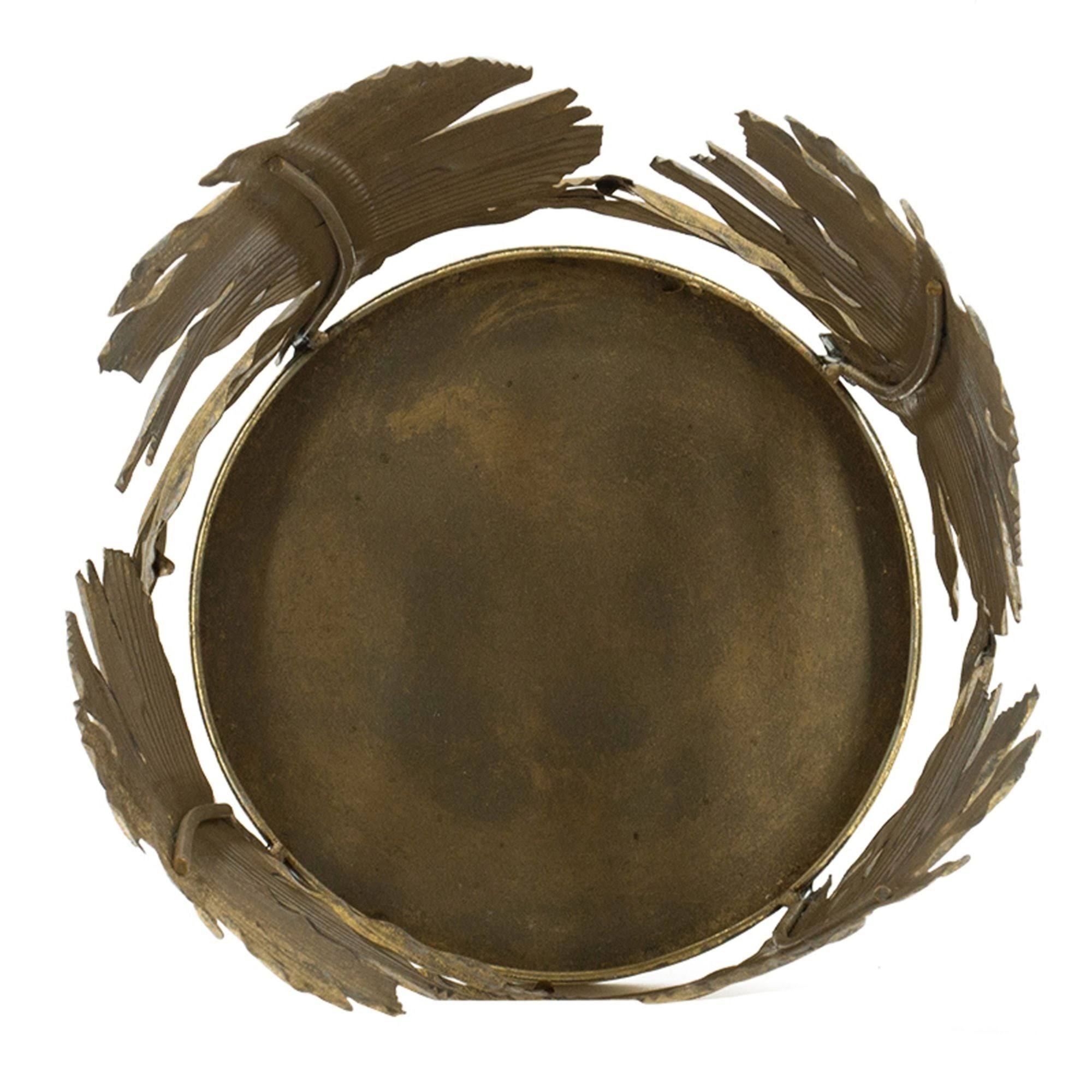 Gold Contemporary Cylindrical Candle Holder C447784