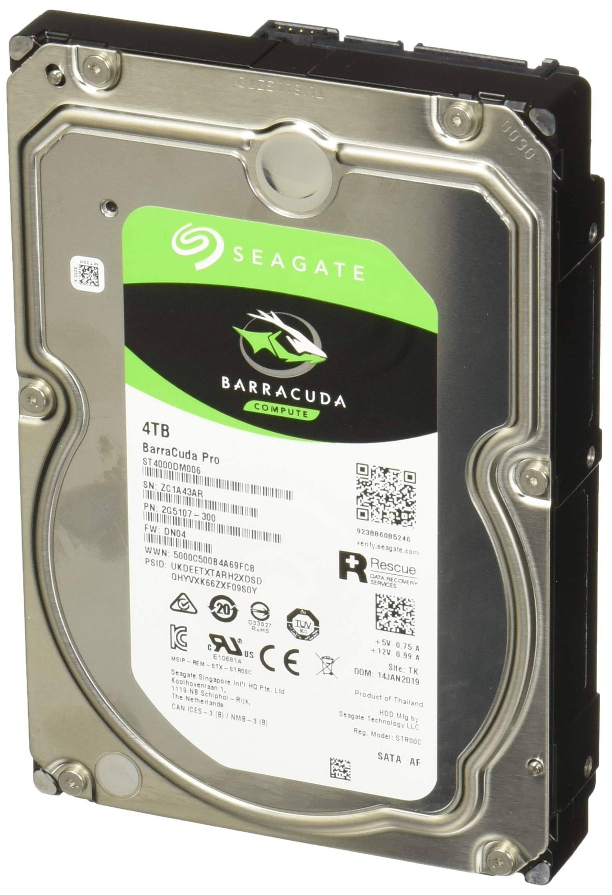 4 TB Internal HDD SATA 6Gb/s 7,200 rpm I9602