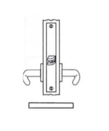 Oil Rubbed Bronze Mortise Lock D8355