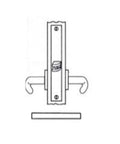Oil Rubbed Bronze Mortise Lock D8355