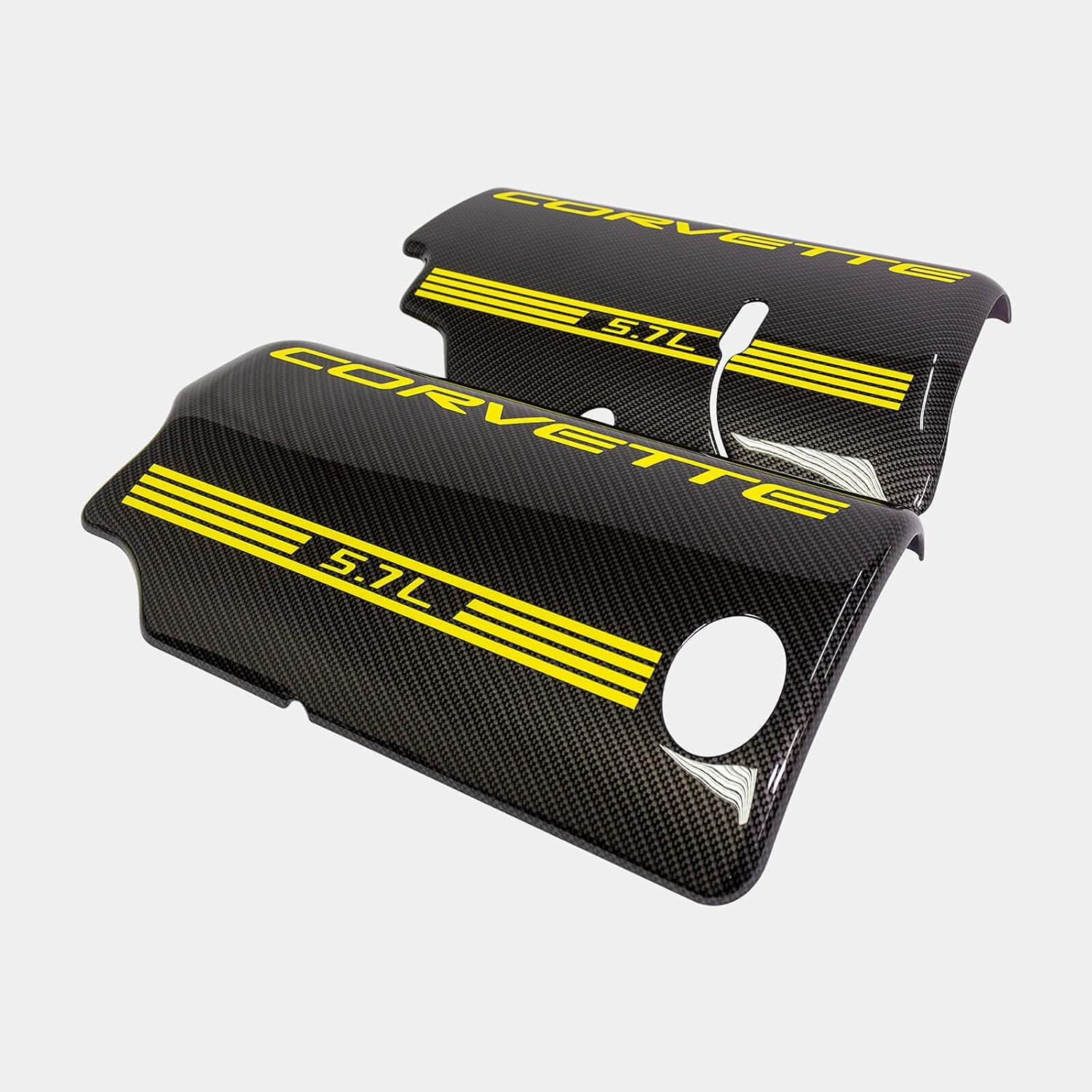 Black Carbon Fuel Rail Covers Pair C595866