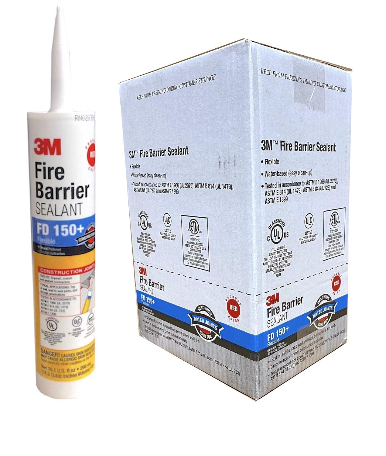Red Fire Barrier Sealant Cartridge, 10.1 fl oz, 12/case I8445