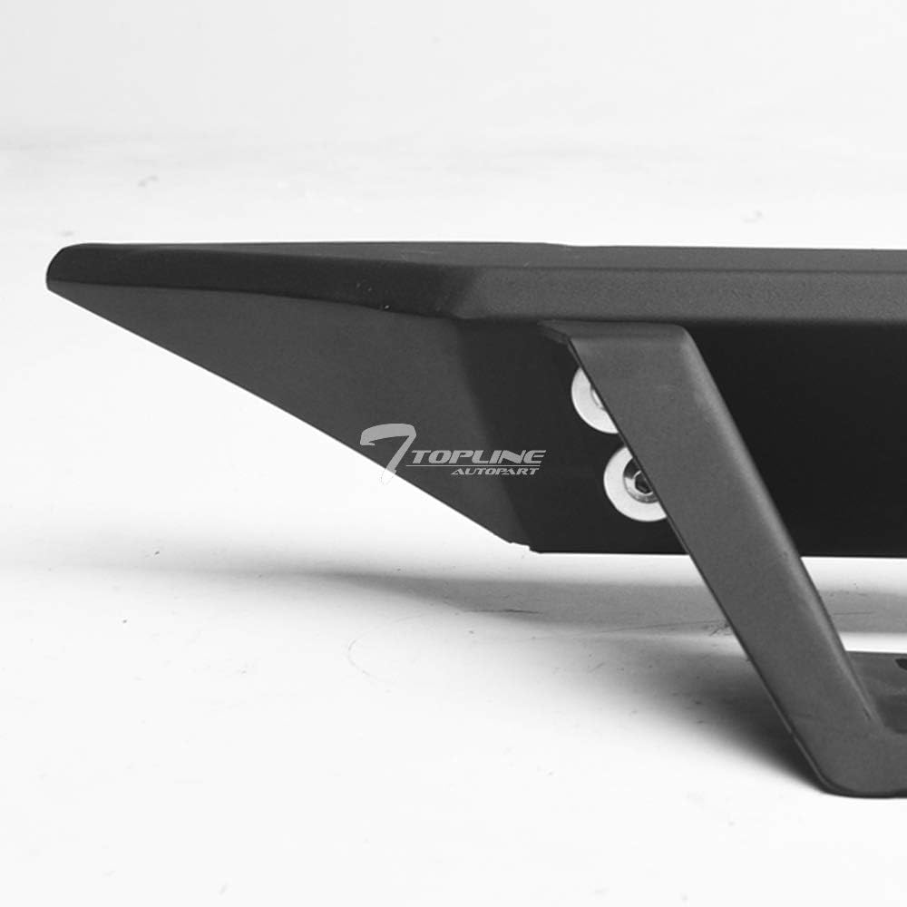 Matte Black Steel Drop Step Side Nerf Bars F139858
